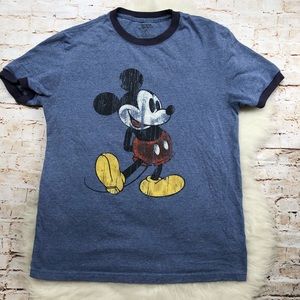 Mickey mouse ringer t shirt Clearance